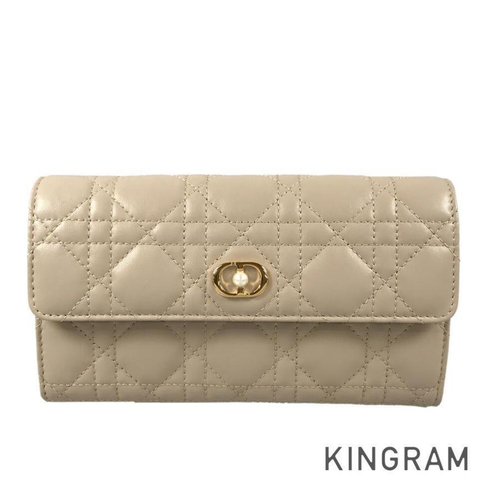 Dior Jolie Leather Long Wallet Flap Cover